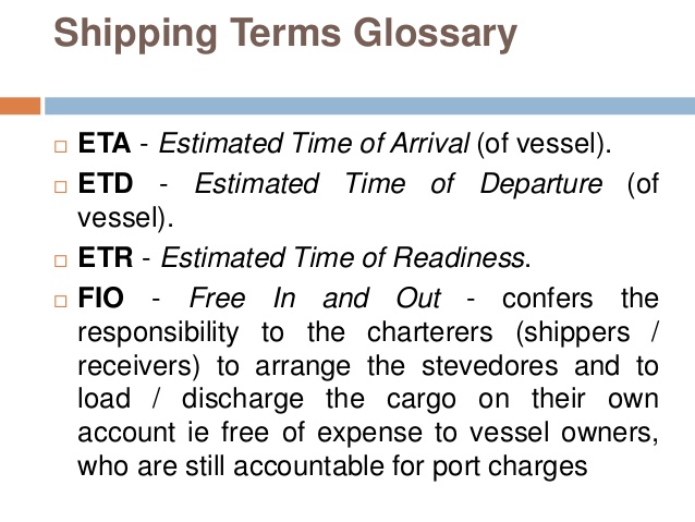 Shipping Glossary - Terms you have to know! ⋆ FREE Online ...
